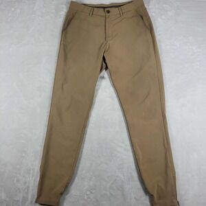 Men's Classic Tan Slim-Fit Joggers